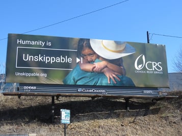 Catholic Relief Services Billboard