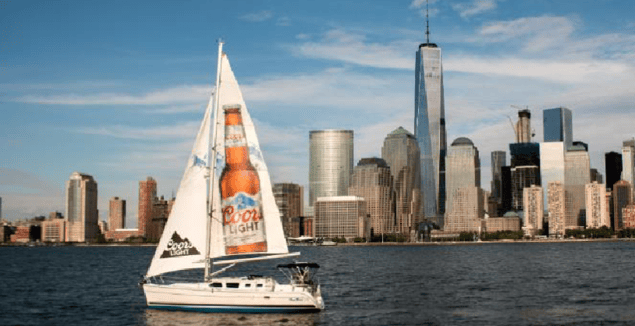 Coors Sailboat